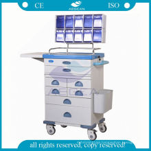 Medication for nurse mobile workstation steel anesthesia trolley